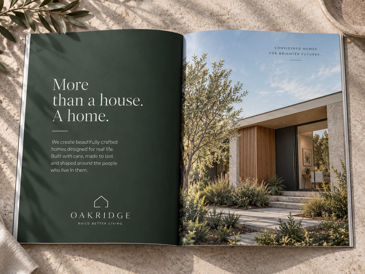 Oakridge Co. print design project